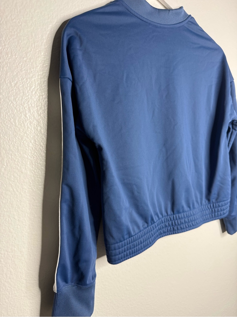 Nike Navy Blue Track Jacket with White Sleeve Tape Back to school L (Unisex) - Picture 7 of 11